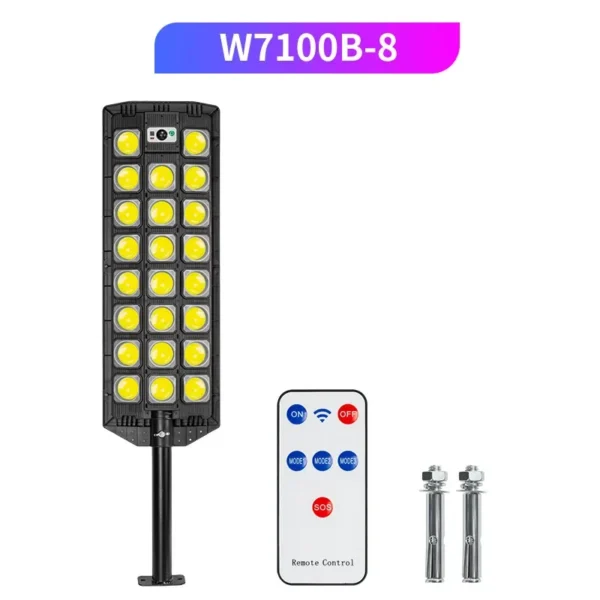 Solar Street Lights Outdoor Solar Power Lamp With 3 Light Mode Waterproof Motion Sensor Security Lamp for Garden Patio Path Yard - Image 7