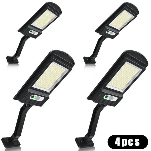 Solar Street Light  With Motion sensor Solar Parking Lot Light 168 LED IP65 Outdoor Solar Security Light for Garden Street Deck - Image 7