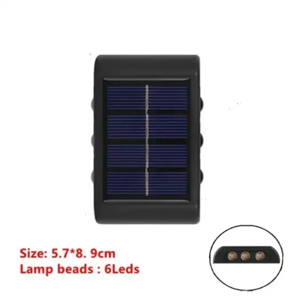 Solar LED Outdoor Light Solar Lighting Sensor Lamp Streetlights Exterior Garden Decoration Garland Waterproof Solar Wall Light - Image 9
