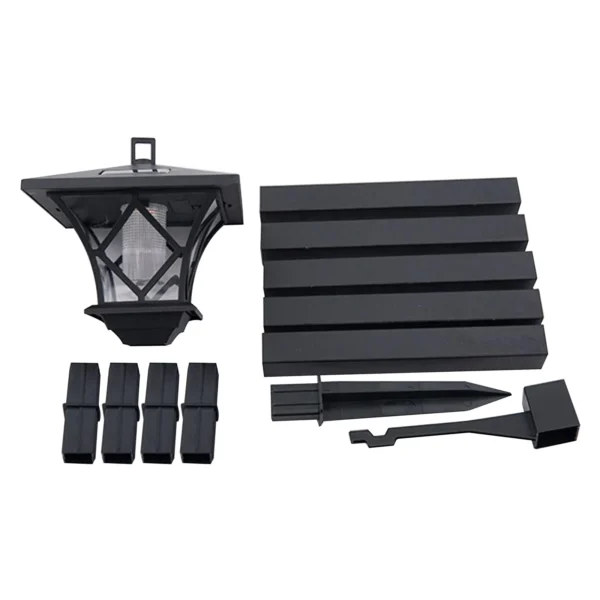 Solar Street Lamp  Solar Lamp Post Light Decorative Floor Lamp for Backyard Porch for Front and Back Doors Solar Floor Lamps - Image 5