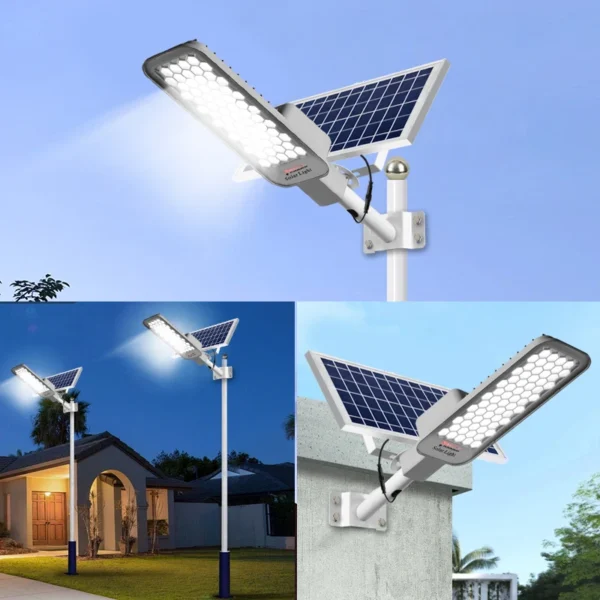 Solar Street Light Outdoor Dusk to Dawn Solar Lights Outdoor with and Remote Control Solar Parking Lot Lights for Courtyard - Image 5