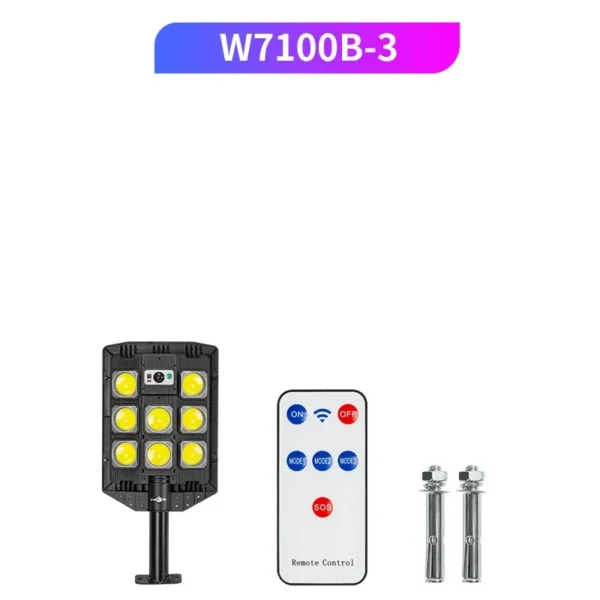 Solar Street Lights Outdoor Solar Power Lamp With 3 Light Mode Waterproof Motion Sensor Security Lamp for Garden Patio Path Yard - Image 8