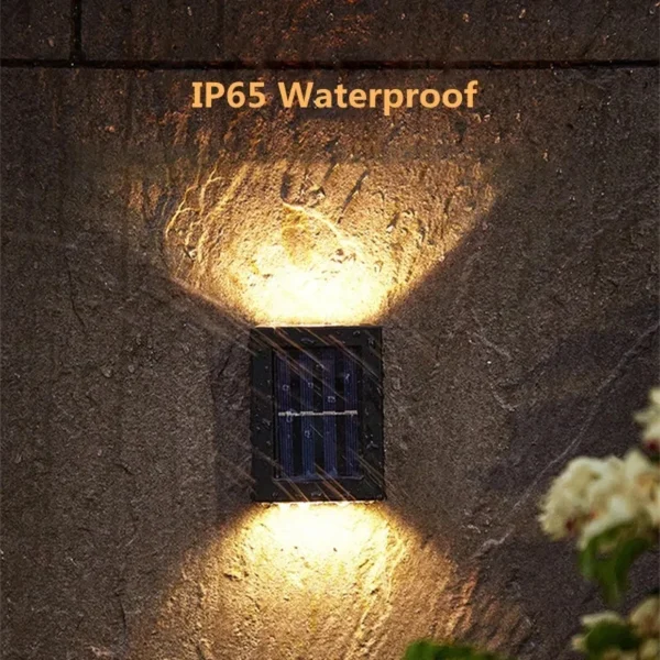 Solar LED Outdoor Light Solar Lighting Sensor Lamp Streetlights Exterior Garden Decoration Garland Waterproof Solar Wall Light - Image 2