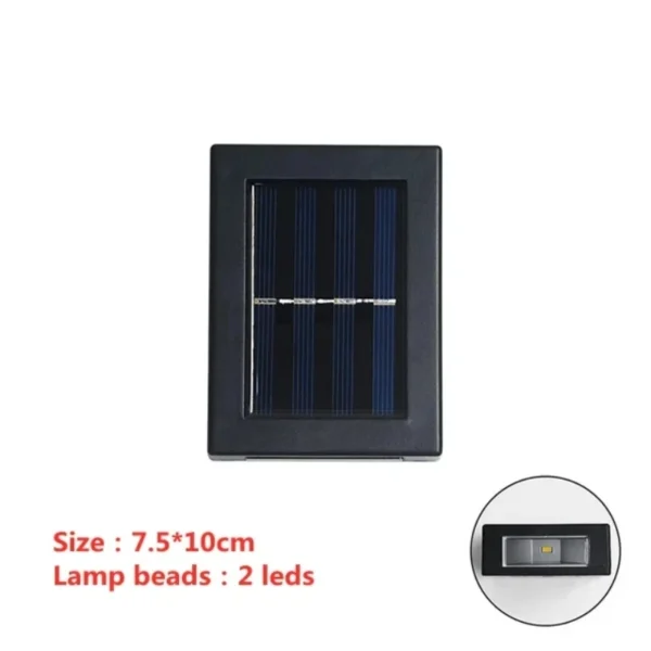 Solar LED Outdoor Light Solar Lighting Sensor Lamp Streetlights Exterior Garden Decoration Garland Waterproof Solar Wall Light - Image 7