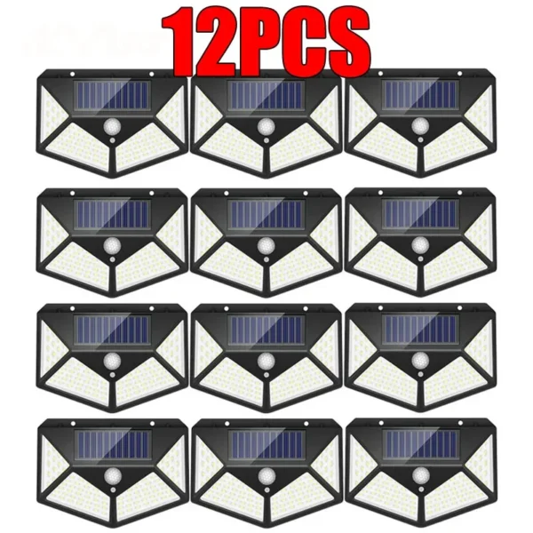 New Upgrade Solar Street Light 12/8/6/4/2/1Pcs Outdoor Solar Wall Lamp PIR Motion Sensor Powered Sunlight for Garden Courtyard - Image 10