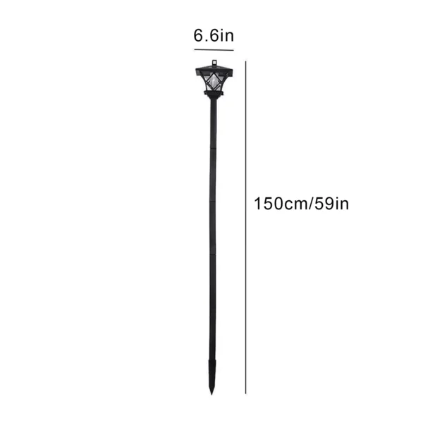 Solar Street Lamp  Solar Lamp Post Light Decorative Floor Lamp for Backyard Porch for Front and Back Doors Solar Floor Lamps - Image 7
